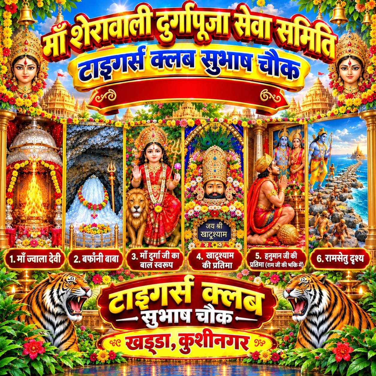 खड्डा में गुफा के रूप में सजेगा भव्य दुर्गा पूजा पंडाल, एक ही परिसर में होंगे देवी-देवताओं के दिव्य दर्शन